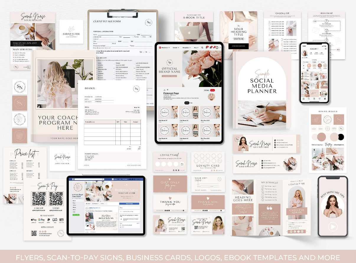 Ultimate Business Branding Kit – 1000+ Canva Templates for Social Media & Business Marketing