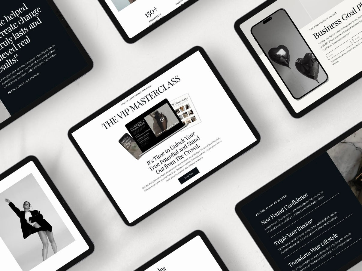 Valentine – A Luxury Showit Website Template for Coaches & Freelancers