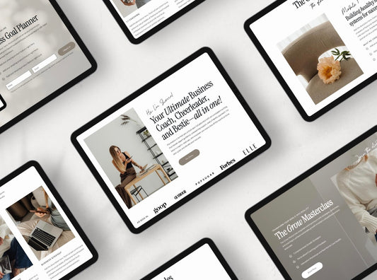 Sierra – A Sleek, Modern Showit Website Template for Coaches & Freelancers