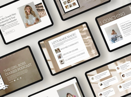 Rosalie Showit Template – Elegant Website Design for Creatives, Coaches & Agencies