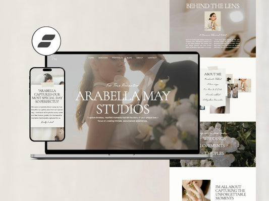 Luxury Showit Website Template for Photographers