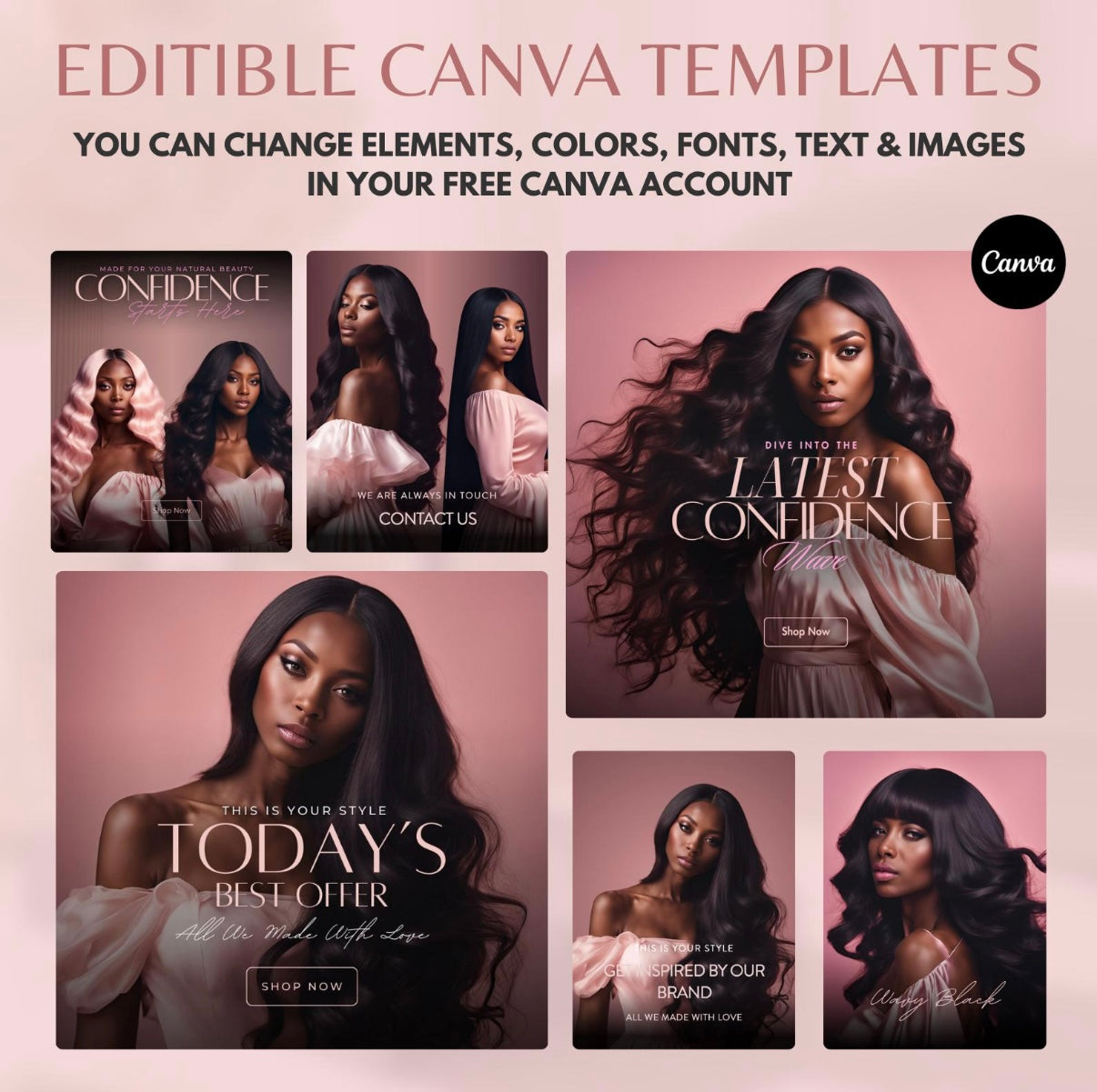 Ultimate Business Branding Kit – 1000+ Canva Templates for Marketing, Social Media & Print Design