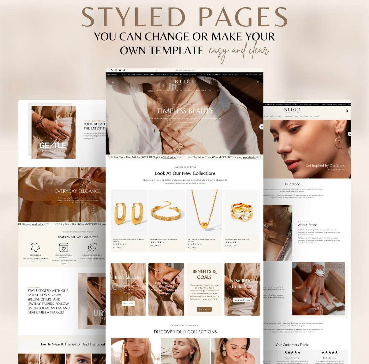 Bijou – Minimal & Feminine Shopify 2.0 Theme for Jewelry & Accessories