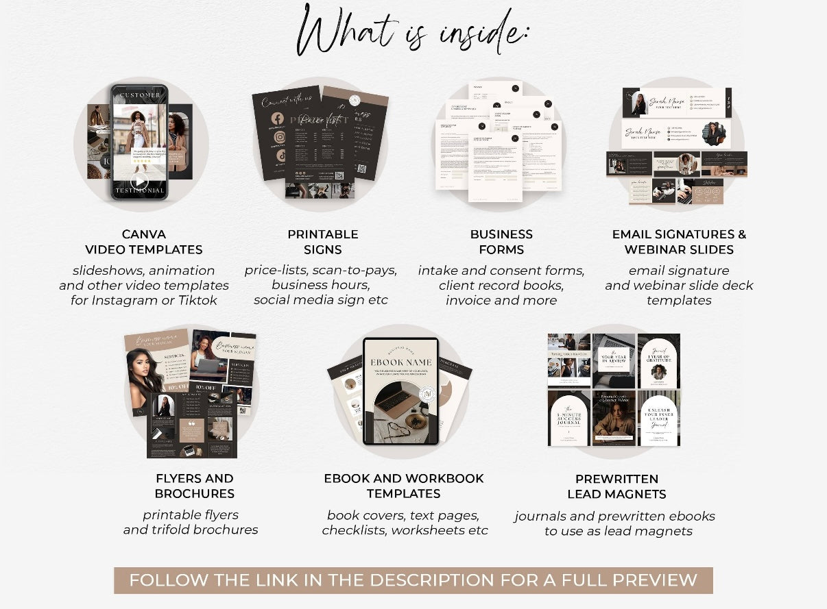 Ultimate Business Branding Kit – 1000+ Canva Templates for Marketing, Social Media & Print Design