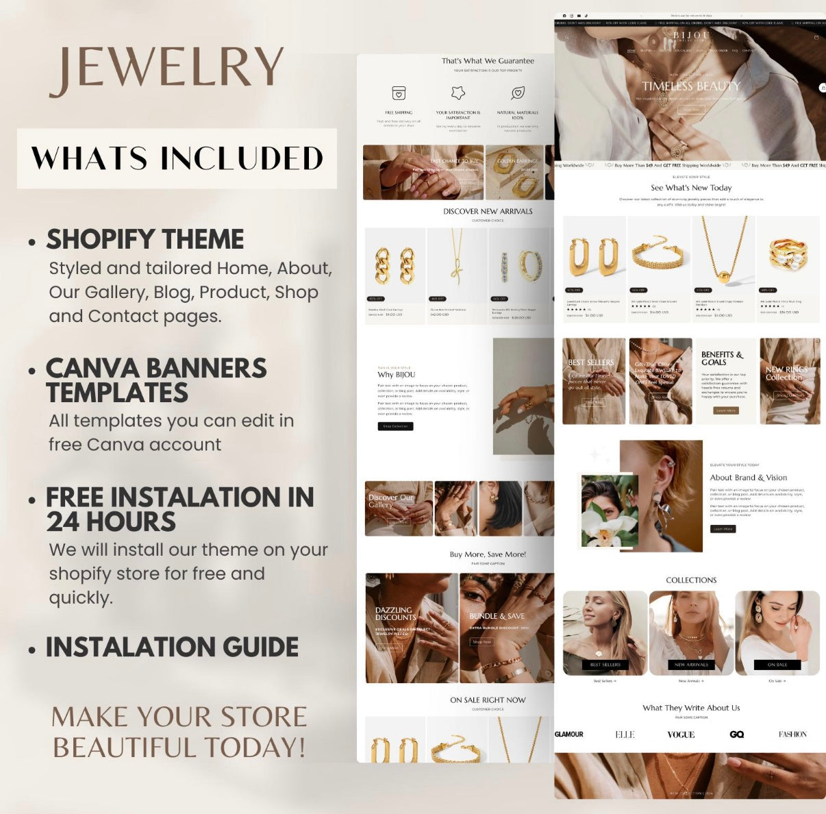 Bijou – Minimal & Feminine Shopify 2.0 Theme for Jewelry & Accessories
